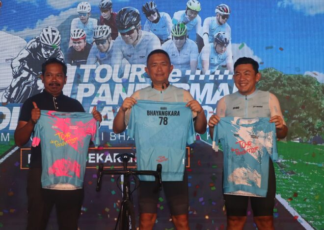 Sambut Hari Bhayangkara ke – 78 Polda Jatim Gelar Balap Sepeda Tour de Panderman