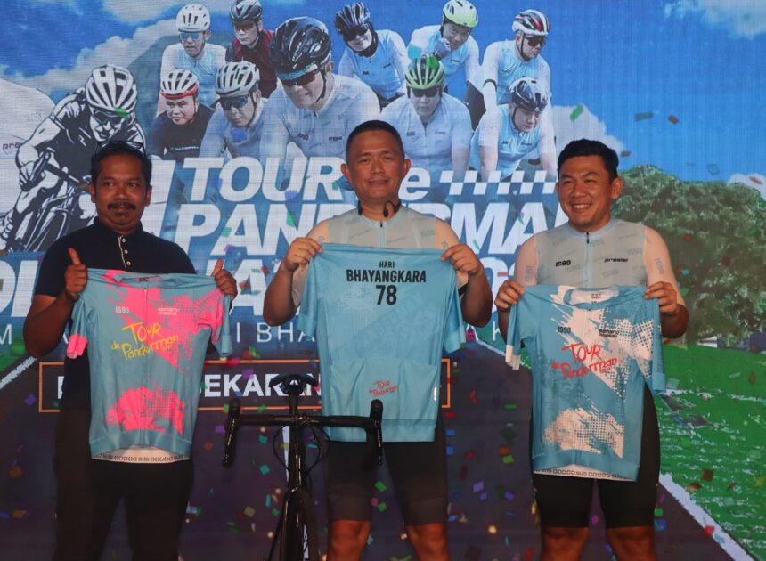 Sambut Hari Bhayangkara ke – 78 Polda Jatim Gelar Balap Sepeda Tour de Panderman