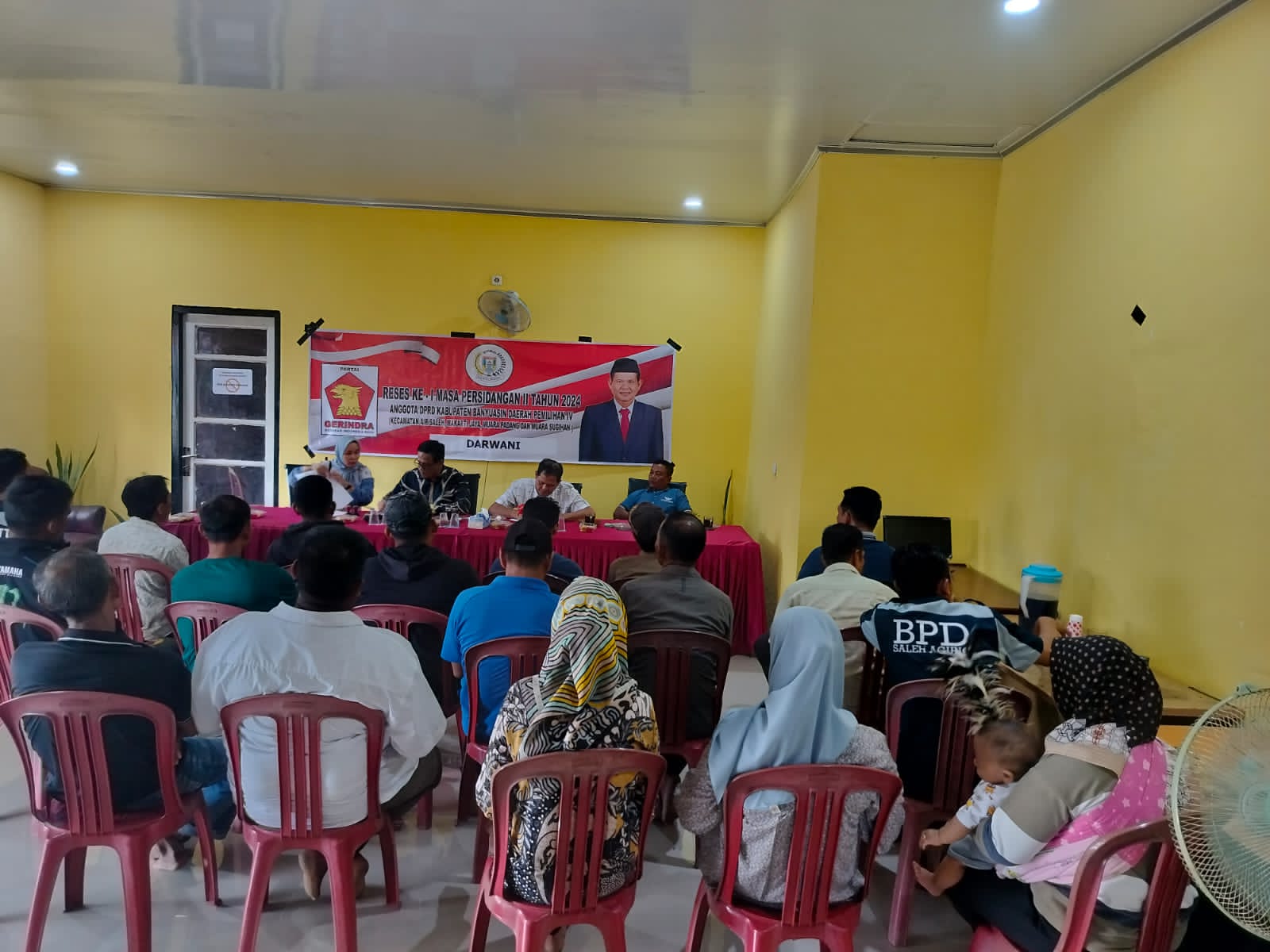 Pesan Komisi II DPRD Kabupaten Banyuasin Saat Lakukan Reses Di Kecamatan Air Salek